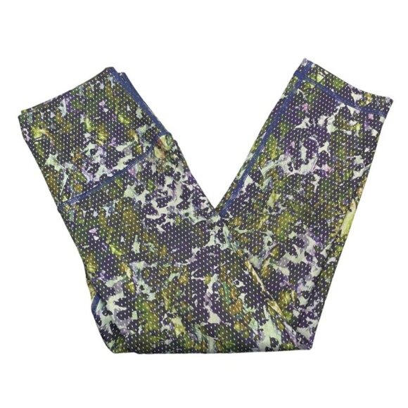 LULULEMON Wunder Under Crop II 4 Floral Sport White Multi - Picture 4 of 9